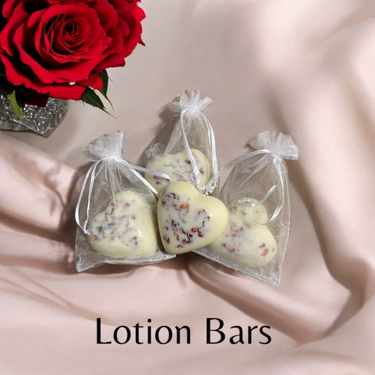 Heart Shaped Lotion Bars